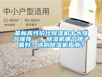 行業(yè)新聞最新高性價比除濕機十大排名推薦 ｜ 除濕機哪個牌子最好？選購除濕機指南？