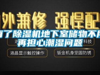 行業(yè)新聞有了除濕機地下室儲物不用再擔心潮濕問題