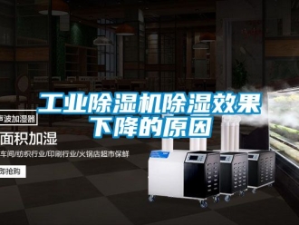 常見問題工業(yè)除濕機(jī)除濕效果下降的原因