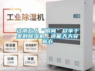 行業(yè)新聞讓南方人“瞬間”盡享干爽的除濕機(jī)，還能天天穿新衣