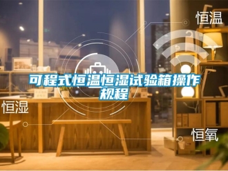 知識(shí)百科可程式恒溫恒濕試驗(yàn)箱操作規(guī)程