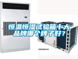 知識百科恒溫恒濕試驗箱十大品牌哪個牌子好？