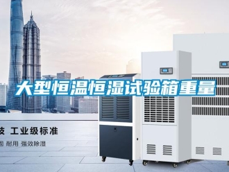 知識百科大型恒溫恒濕試驗箱重量