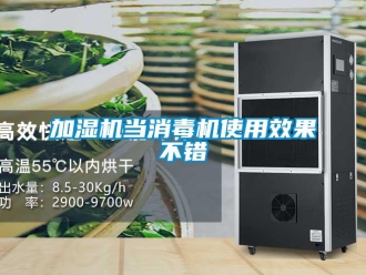行業(yè)新聞加濕機(jī)當(dāng)消毒機(jī)使用效果不錯