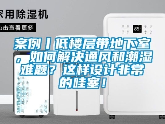 企業(yè)新聞案例丨低樓層帶地下室，如何解決通風(fēng)和潮濕難題？這樣設(shè)計(jì)非常的哇塞！