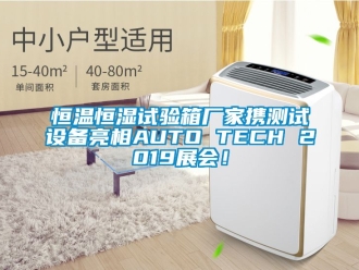 知識(shí)百科恒溫恒濕試驗(yàn)箱廠家攜測(cè)試設(shè)備亮相AUTO TECH 2019展會(huì)！