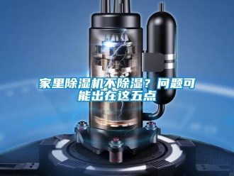 行業(yè)新聞家里除濕機不除濕？問題可能出在這五點