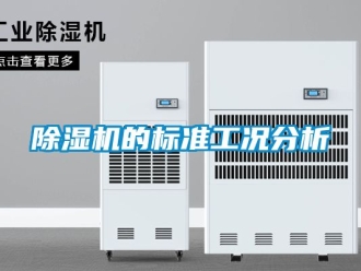 企業(yè)新聞除濕機(jī)的標(biāo)準(zhǔn)工況分析
