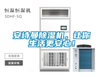企業(yè)新聞安詩(shī)曼除濕機(jī)，讓你生活更安心！