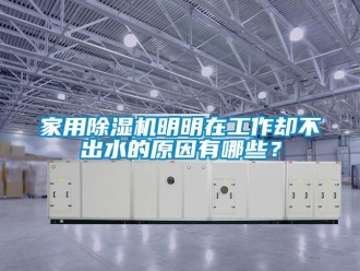 常見問題家用除濕機(jī)明明在工作卻不出水的原因有哪些？
