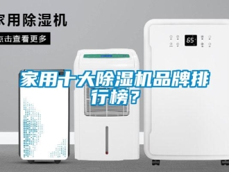 企業(yè)新聞家用十大除濕機(jī)品牌排行榜？