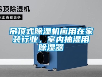 企業(yè)新聞吊頂式除濕機(jī)應(yīng)用在家裝行業(yè)，室內(nèi)抽濕用除濕器