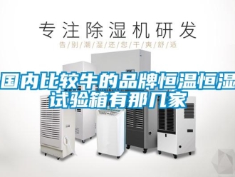 知識百科國內(nèi)比較牛的品牌恒溫恒濕試驗箱有那幾家