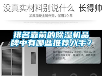 企業(yè)新聞排名靠前的除濕機(jī)品牌中有哪些推薦入手？