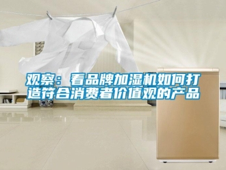 常見問題觀察：看品牌加濕機如何打造符合消費者價值觀的產(chǎn)品