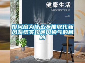 行業(yè)新聞排風(fēng)扇為什么不能取代新風(fēng)系統(tǒng)實(shí)現(xiàn)通風(fēng)換氣的目的