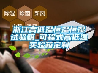 知識(shí)百科浙江高低溫恒溫恒濕試驗(yàn)箱_可程式高低溫實(shí)驗(yàn)箱定制