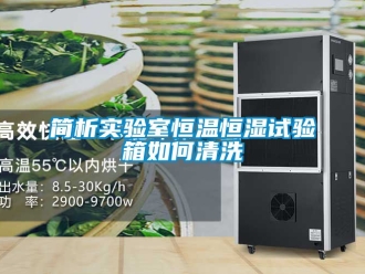 知識(shí)百科簡(jiǎn)析實(shí)驗(yàn)室恒溫恒濕試驗(yàn)箱如何清洗