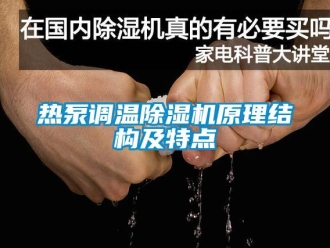 行業(yè)新聞熱泵調(diào)溫除濕機(jī)原理結(jié)構(gòu)及特點