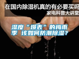 常見問題濕度“爆表”的梅雨季 該如何防潮除濕？