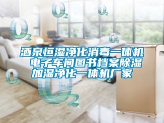 企業(yè)新聞酒泉恒濕凈化消毒一體機(jī) 電子車間圖書檔案除濕加濕凈化一體機(jī)廠家