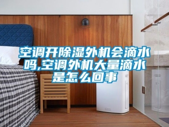 行業(yè)新聞空調(diào)開除濕外機(jī)會(huì)滴水嗎,空調(diào)外機(jī)大量滴水是怎么回事