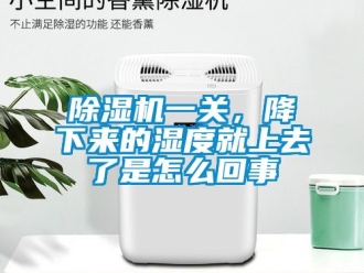行業(yè)新聞除濕機(jī)一關(guān)，降下來(lái)的濕度就上去了是怎么回事