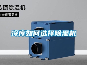 行業(yè)新聞冷庫(kù)如何選擇除濕機(jī)