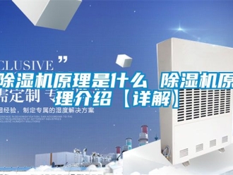 行業(yè)新聞除濕機(jī)原理是什么 除濕機(jī)原理介紹【詳解】