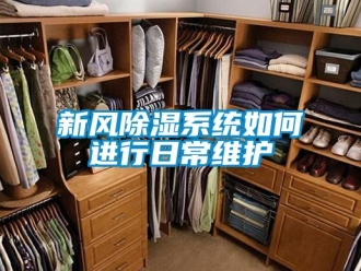 常見問題新風除濕系統(tǒng)如何進行日常維護