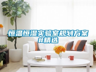 知識百科恒溫恒濕實(shí)驗(yàn)室規(guī)劃方案#精選