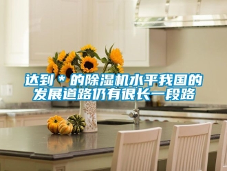 行業(yè)新聞達(dá)到＊的除濕機(jī)水平我國(guó)的發(fā)展道路仍有很長(zhǎng)一段路