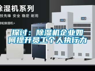 常見問題探討：除濕機(jī)企業(yè)如何提升員工個(gè)人執(zhí)行力