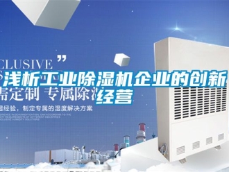 常見問題淺析工業(yè)除濕機(jī)企業(yè)的創(chuàng)新經(jīng)營