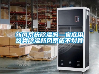 行業(yè)新聞新風(fēng)系統(tǒng)除濕嗎—家庭用這類除濕新風(fēng)系統(tǒng)不劃算