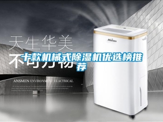 行業(yè)新聞十款機械式除濕機優(yōu)選榜推薦