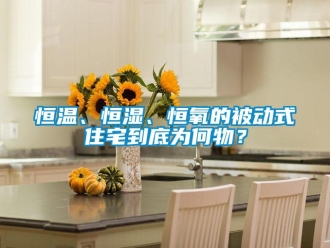 知識(shí)百科恒溫、恒濕、恒氧的被動(dòng)式住宅到底為何物？