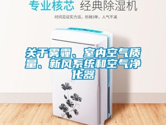 行業(yè)新聞關(guān)于霧霾、室內(nèi)空氣質(zhì)量、新風(fēng)系統(tǒng)和空氣凈化器