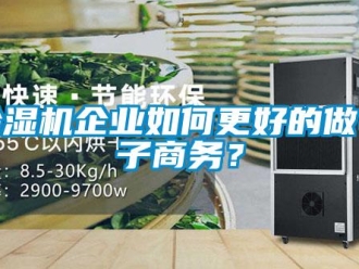 常見問題除濕機企業(yè)如何更好的做電子商務(wù)？