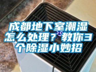企業(yè)新聞成都地下室潮濕怎么處理？教你3個除濕小妙招