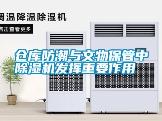 企業(yè)新聞倉(cāng)庫(kù)防潮與文物保管中除濕機(jī)發(fā)揮重要作用