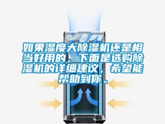 行業(yè)新聞如果濕度大除濕機(jī)還是相當(dāng)好用的，下面是選購(gòu)除濕機(jī)的詳細(xì)建議，希望能幫助到你。