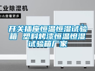 知識(shí)百科開(kāi)關(guān)插座恒溫恒濕試驗(yàn)箱 塑料烤漆恒溫怛濕試驗(yàn)箱廠家