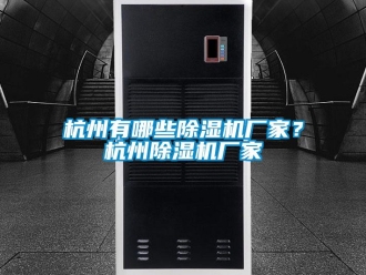 行業(yè)新聞杭州有哪些除濕機廠家？杭州除濕機廠家