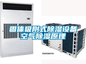 企業(yè)新聞固體吸附式除濕設(shè)備空氣除濕原理