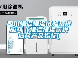 知識(shí)百科四川恒溫恒濕試驗(yàn)箱供應(yīng)商（恒溫恒濕箱供應(yīng)商產(chǎn)品指標(biāo)）