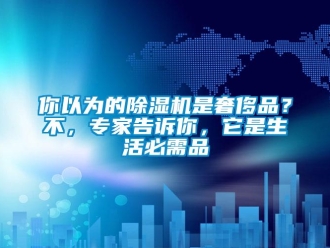 行業(yè)新聞你以為的除濕機(jī)是奢侈品？不，專家告訴你，它是生活必需品