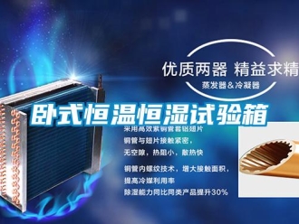 知識百科臥式恒溫恒濕試驗箱