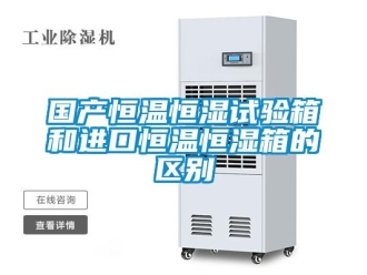 知識百科國產(chǎn)恒溫恒濕試驗箱和進口恒溫恒濕箱的區(qū)別