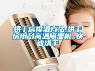 行業(yè)新聞烘干房排濕方法,烘干房用耐高溫除濕機(jī)_快速烘干